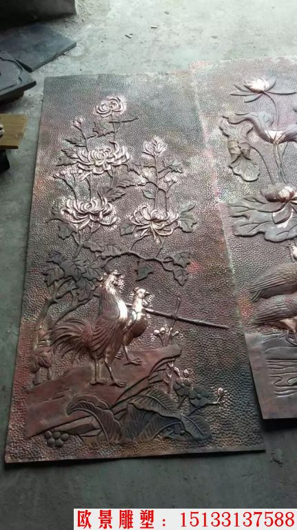 墙体壁画铜浮雕1 墙体壁画铜浮雕1
